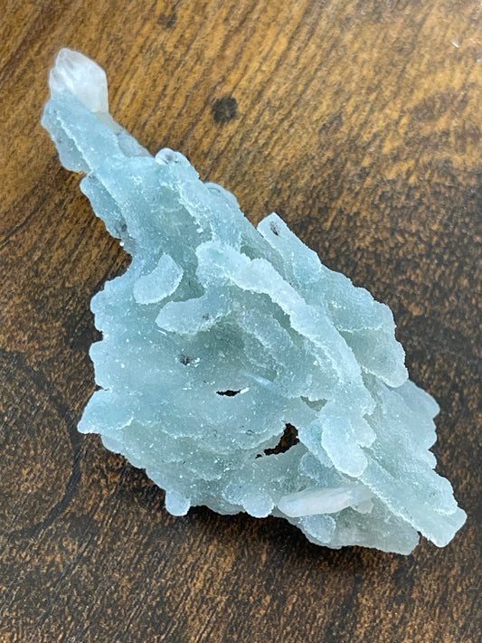 Green Chalcedony druzy crystal Chalcedony With Apophyllite Green Chalcedony Specimen rare crystal stalactite cluster