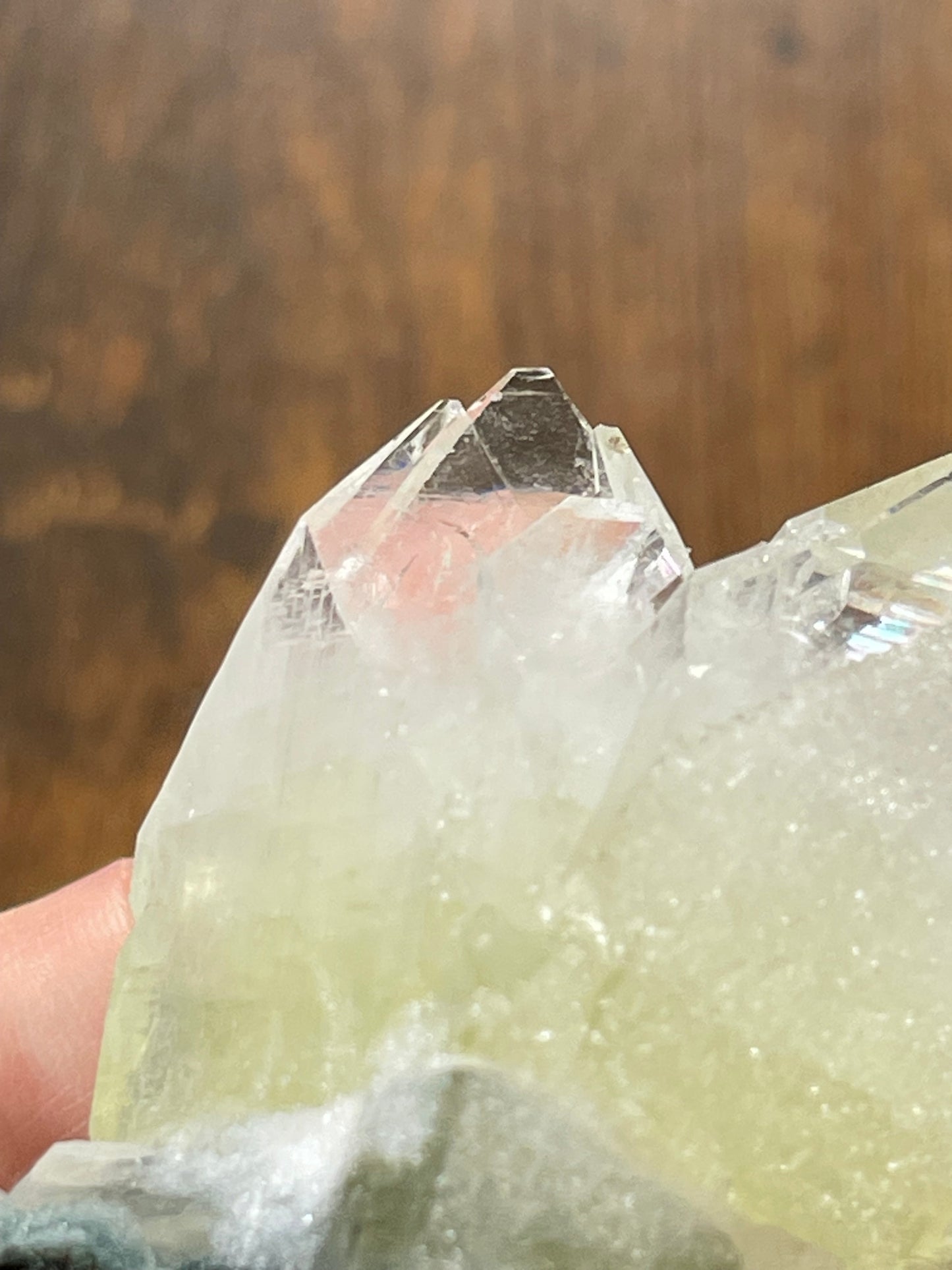 Apophyllite on Chalcedony AAA grade Apophyllite with Record Keepers Apophyllite Specimen on Druzy Chalcedony Base Crystal Home Decor Gift