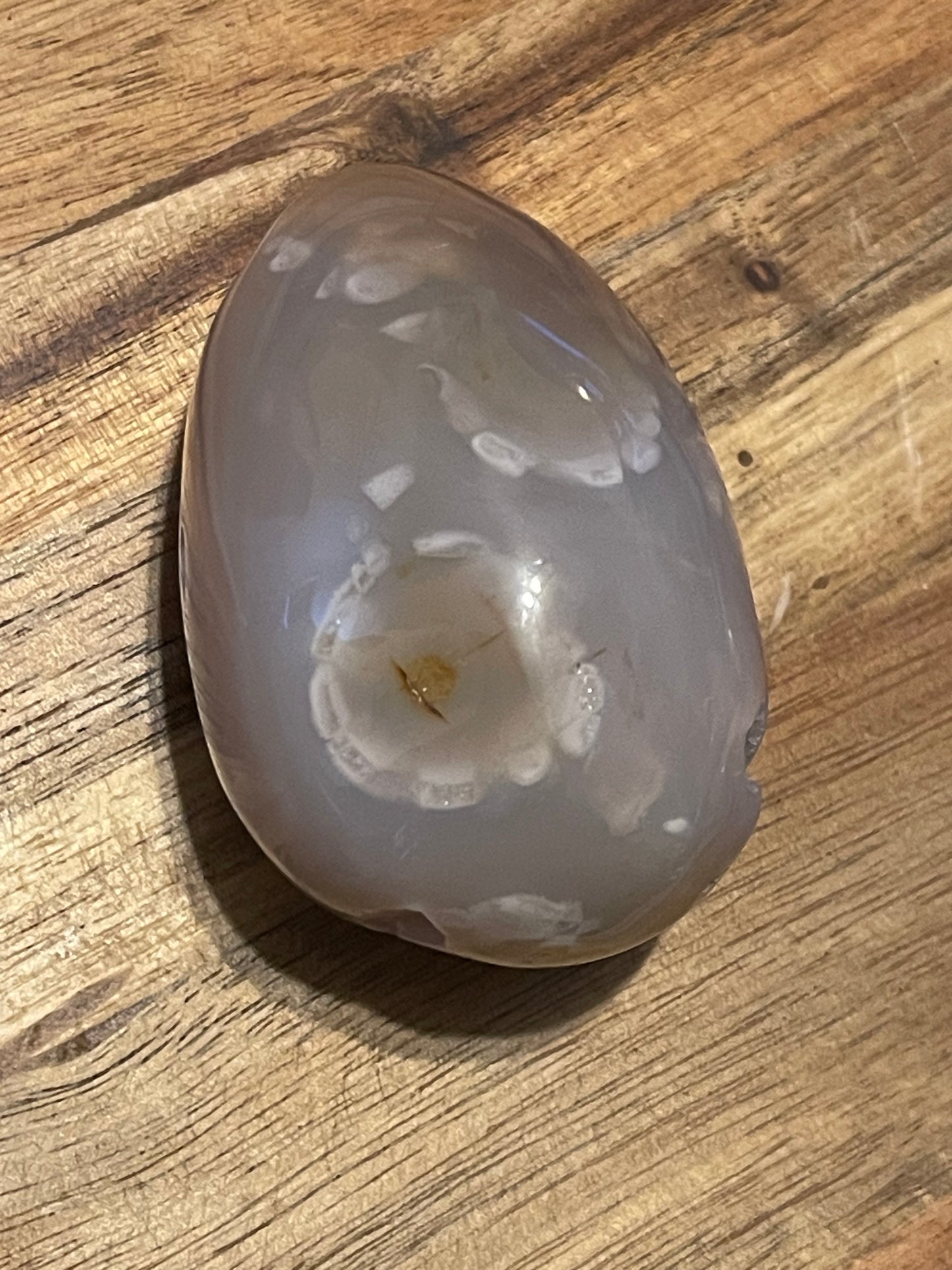 Agate Egg with Druzy Pocket | Druzy Agate Egg | Crystal Egg | High Quality Agate