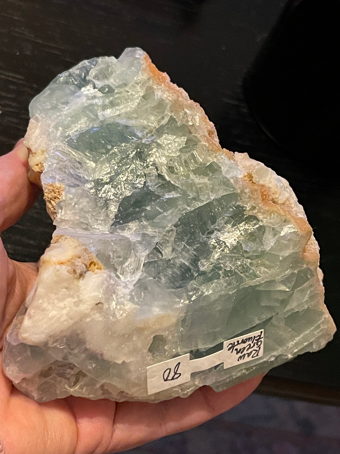 Chunky Raw Green Fluorite Specimen
