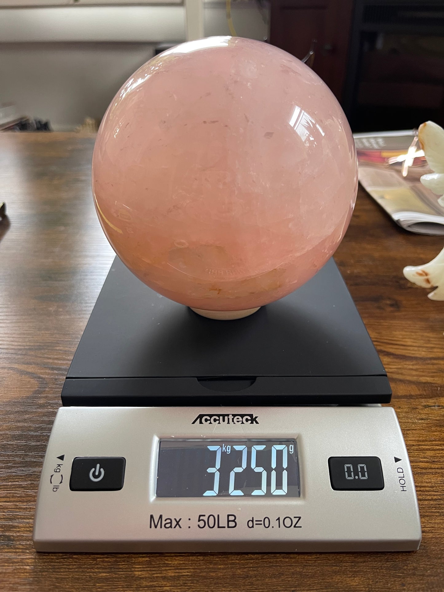XL Rose Quartz Sphere