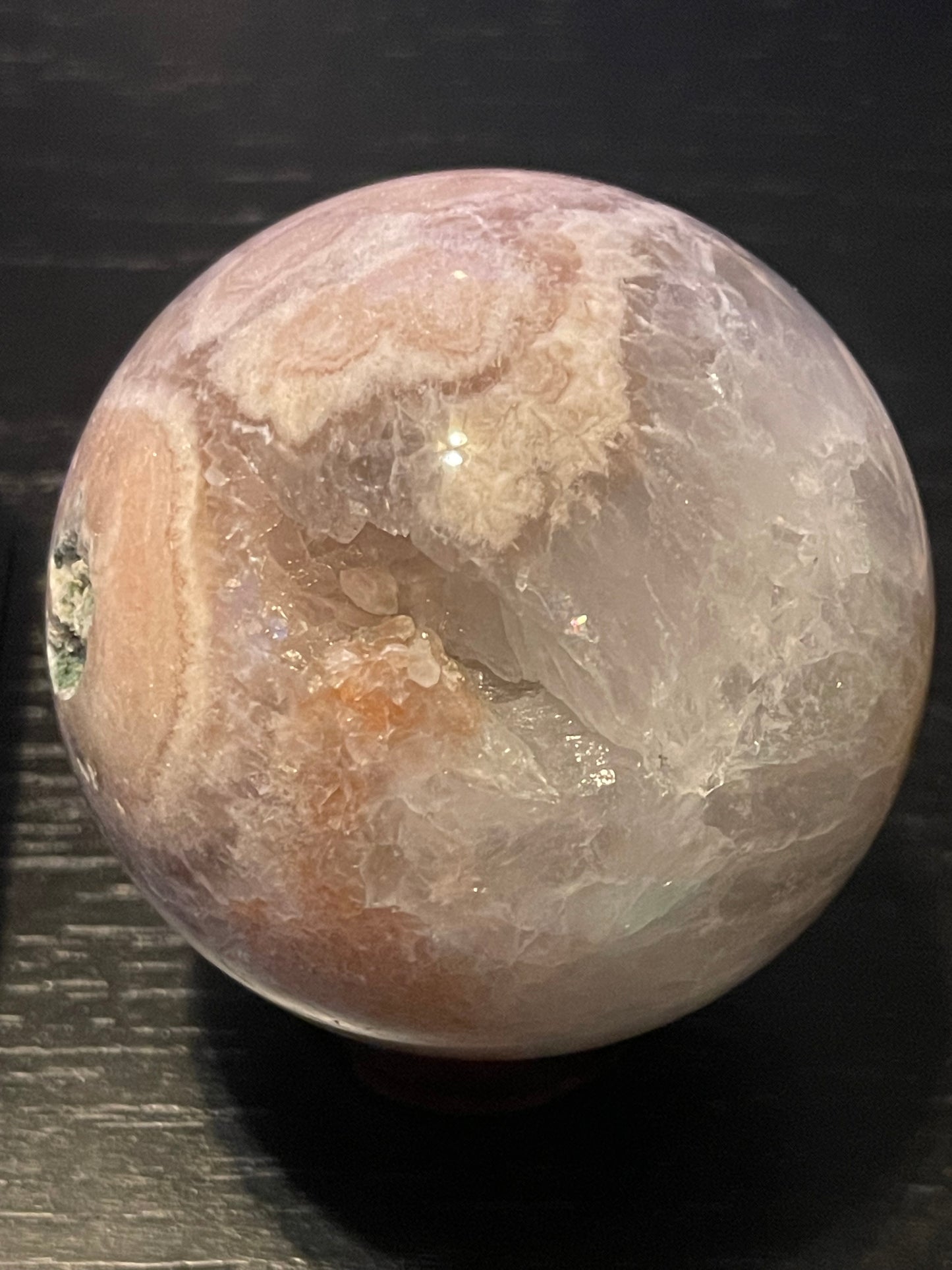 Stunning Pink Amethyst Flower Agate Sphere