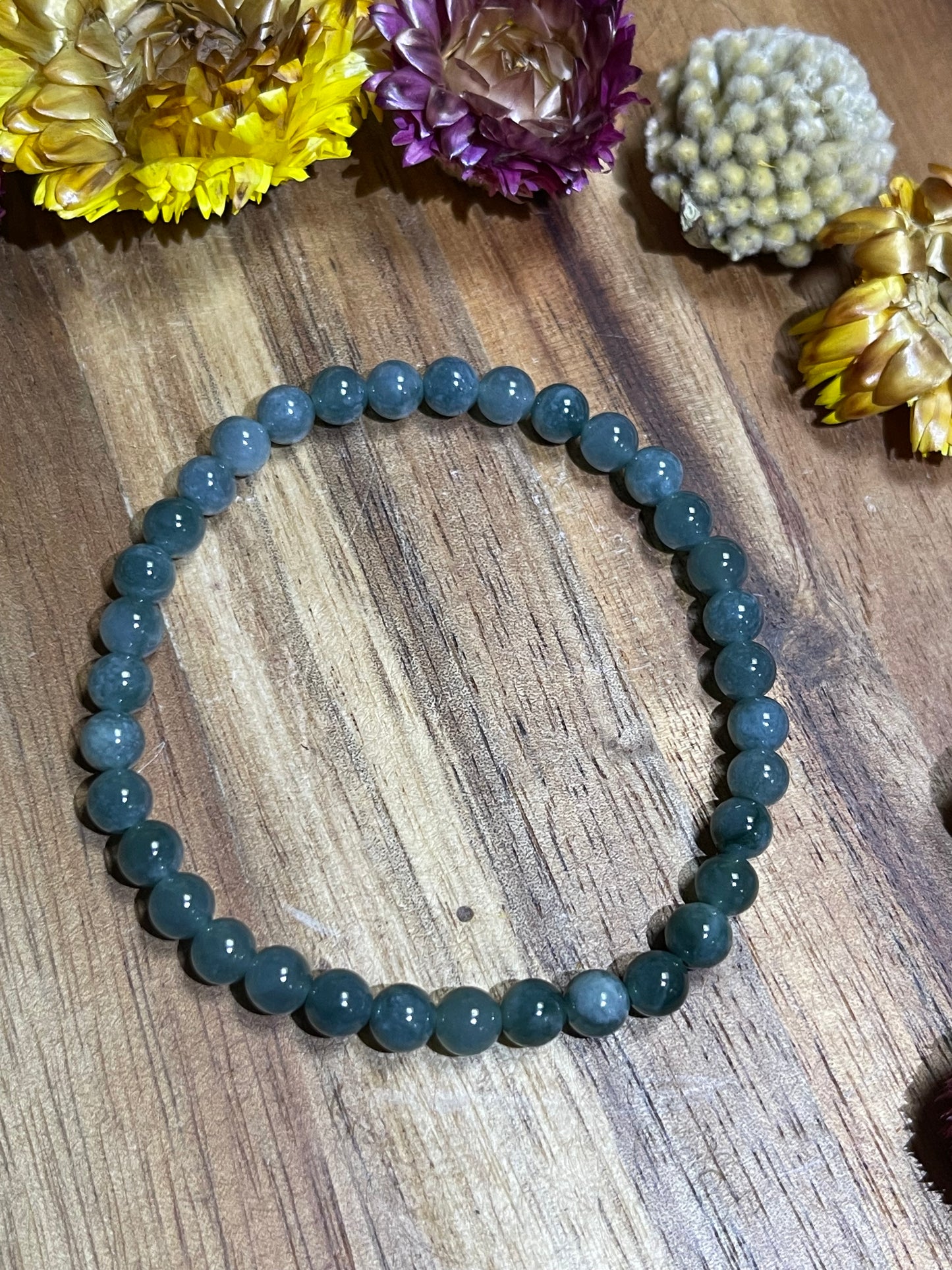 Burma Jade Bracelet | 6mm Jade Bracelet | High Quality Burmese Jade