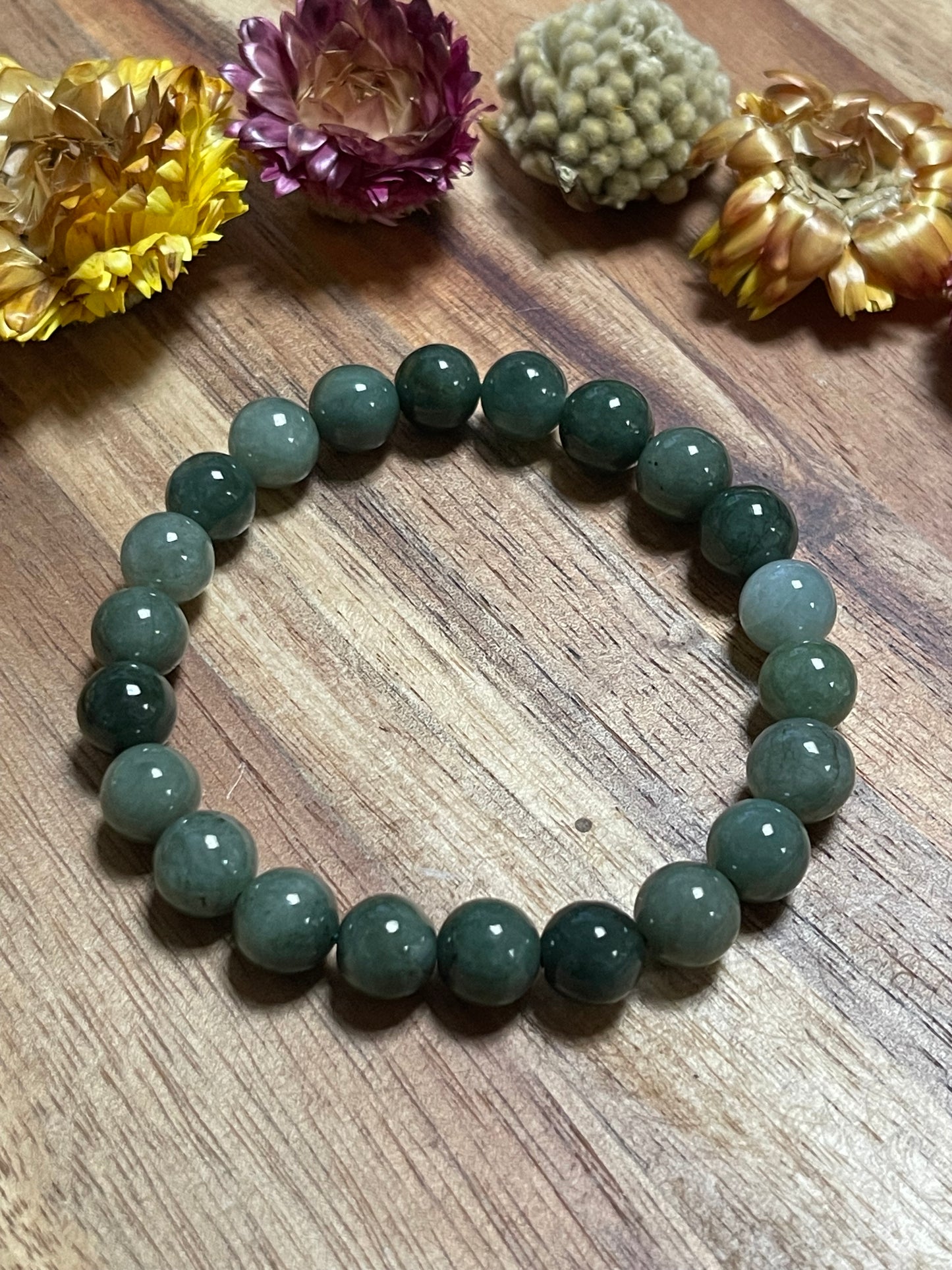 Burma Jade Bracelet | 9mm Jade Bracelet | High Quality Burmese Jade