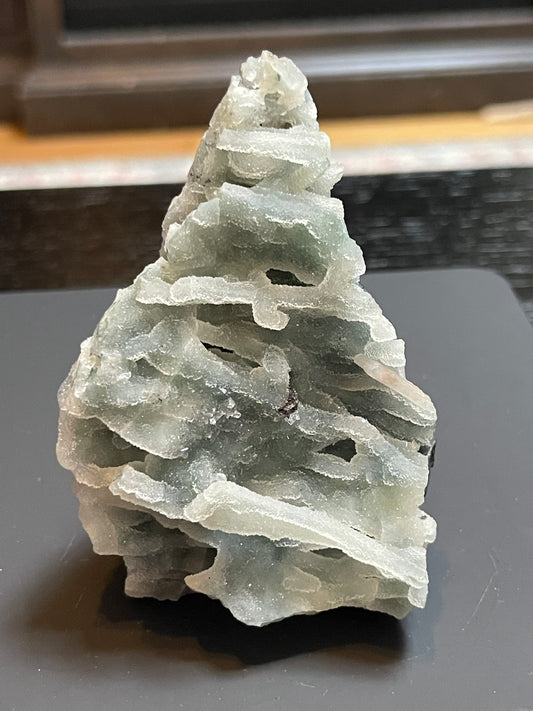 Rare Blue Green Sugar Druzy Chalcedony | Chalcedony With apophyllite | Green Chalcedony