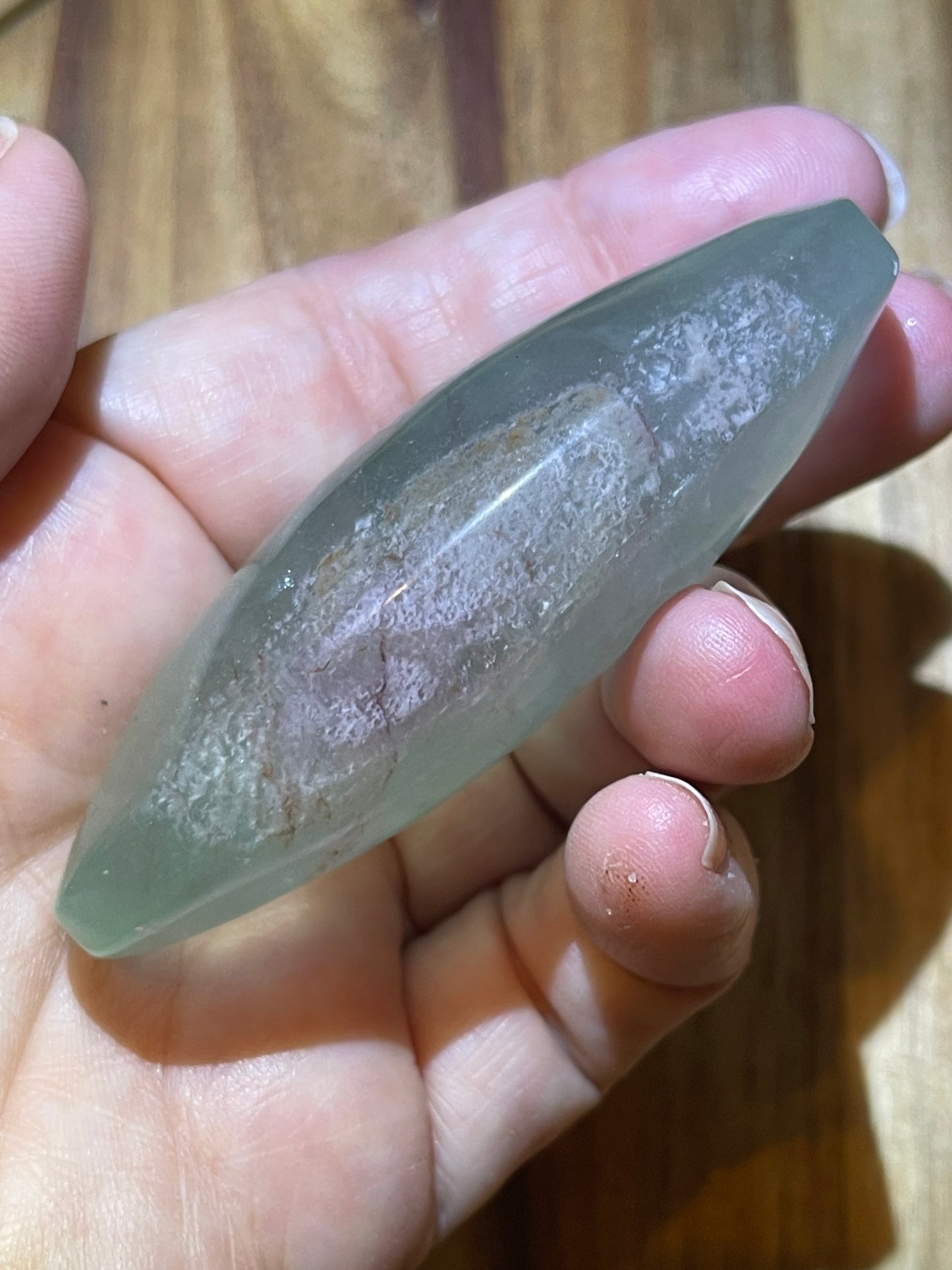 Fluorite Palmstone Candy Fluorite Crystal Rainbow Fluorite Reiki Crystal Palm stone