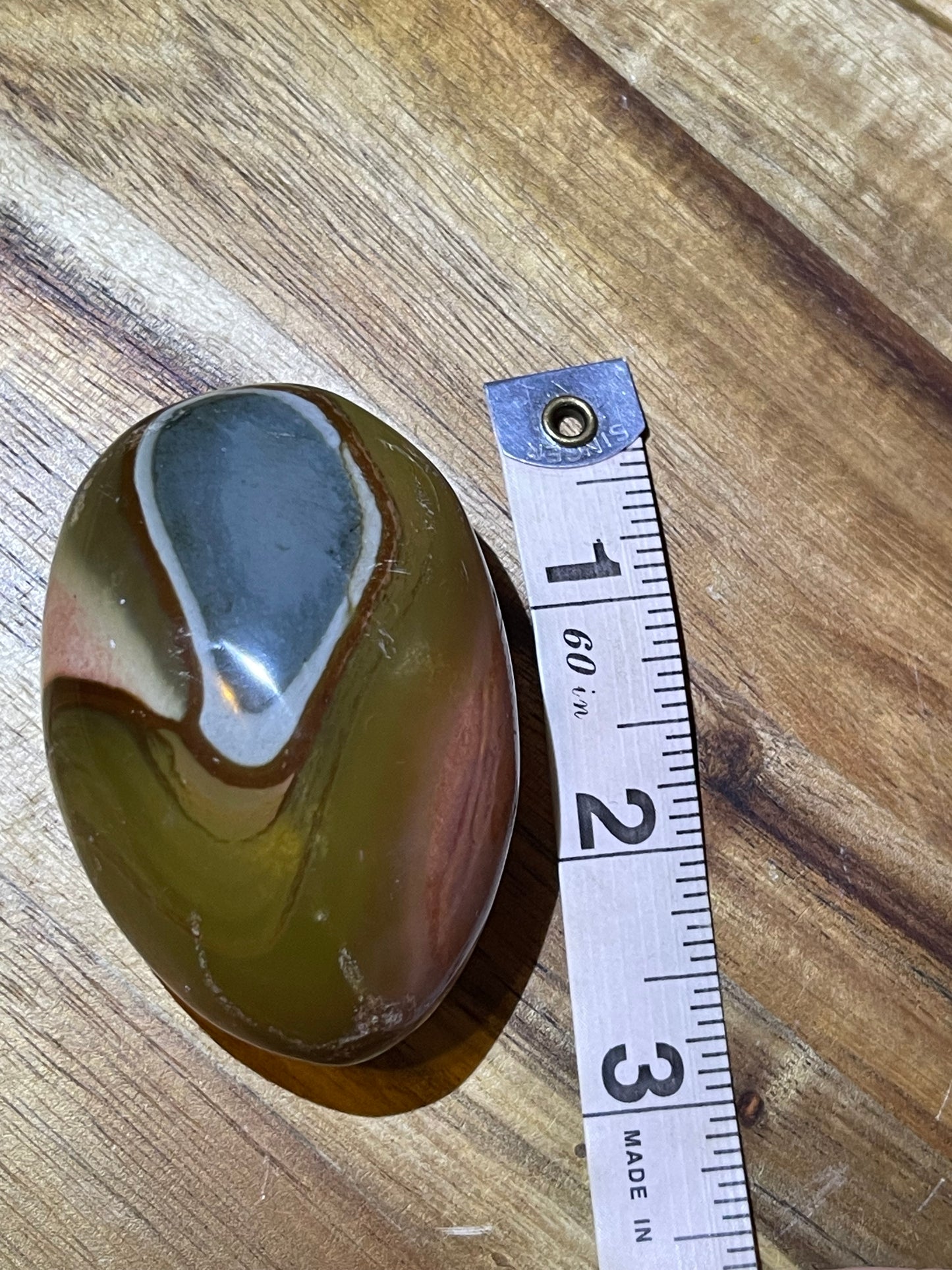 Polychrome Jasper Palmstone | Jasper Palm Stone | Healing Energy Crystal