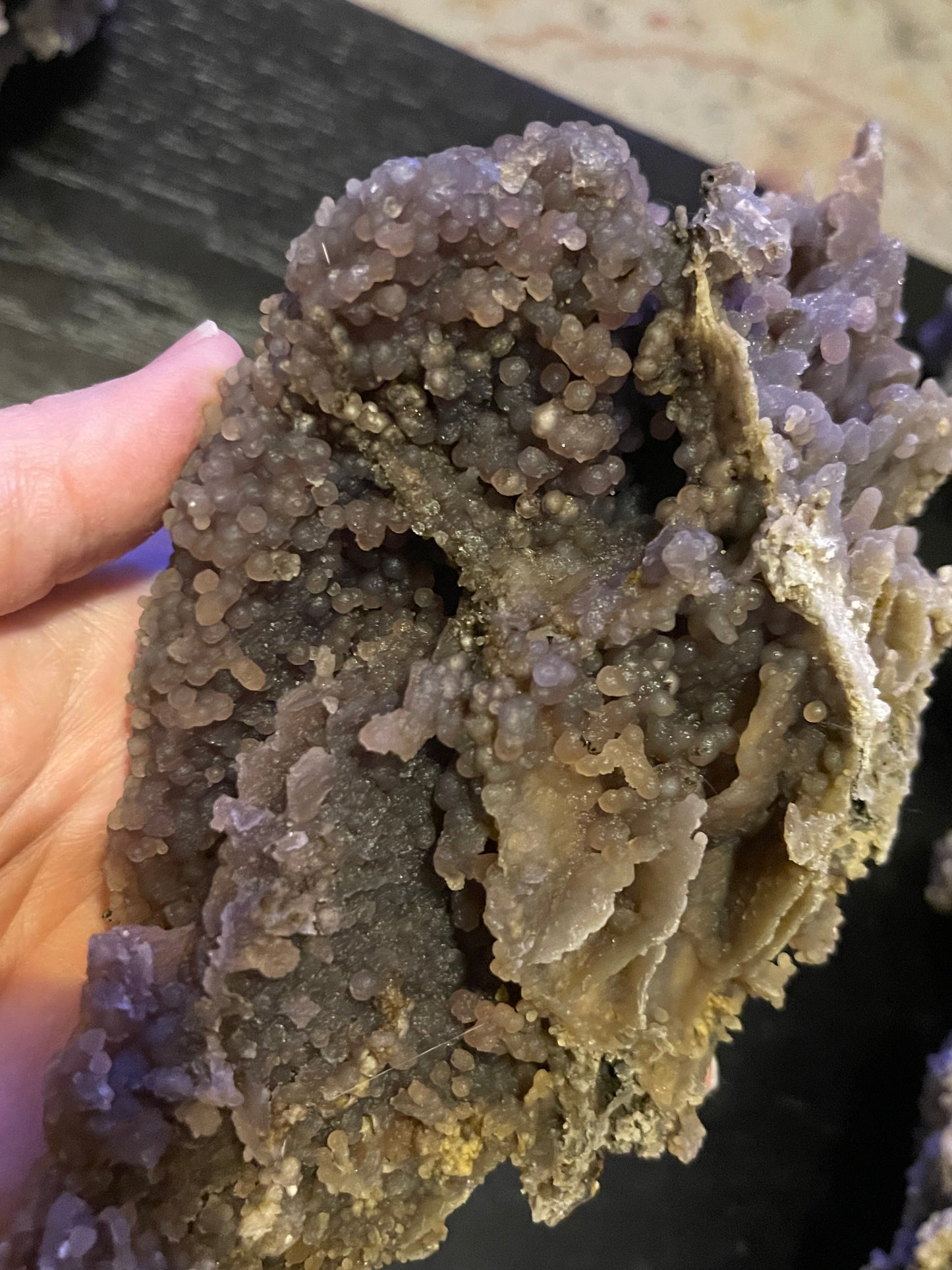 Large Grape Agate Botryoidal Raw Freeform Specimen 720 grams