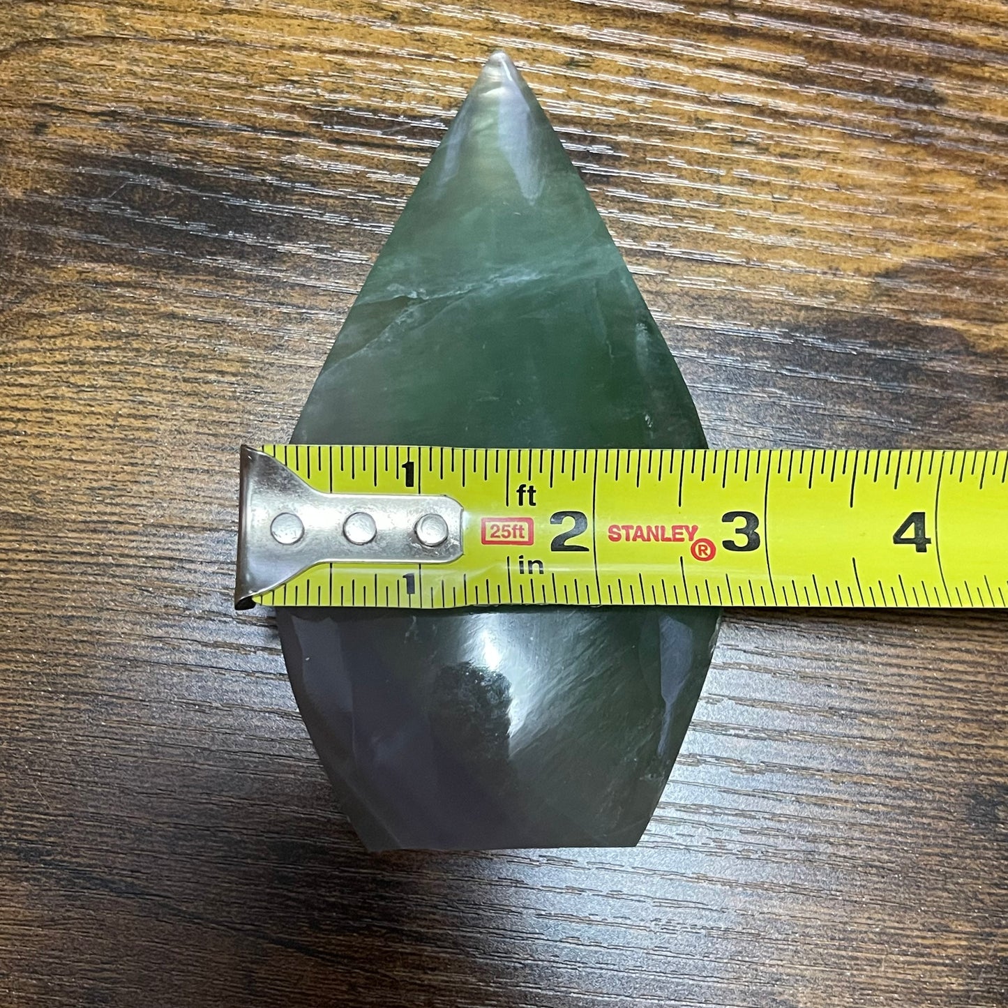 Yttrium Fluorite healing Crystal Flame/teardrop