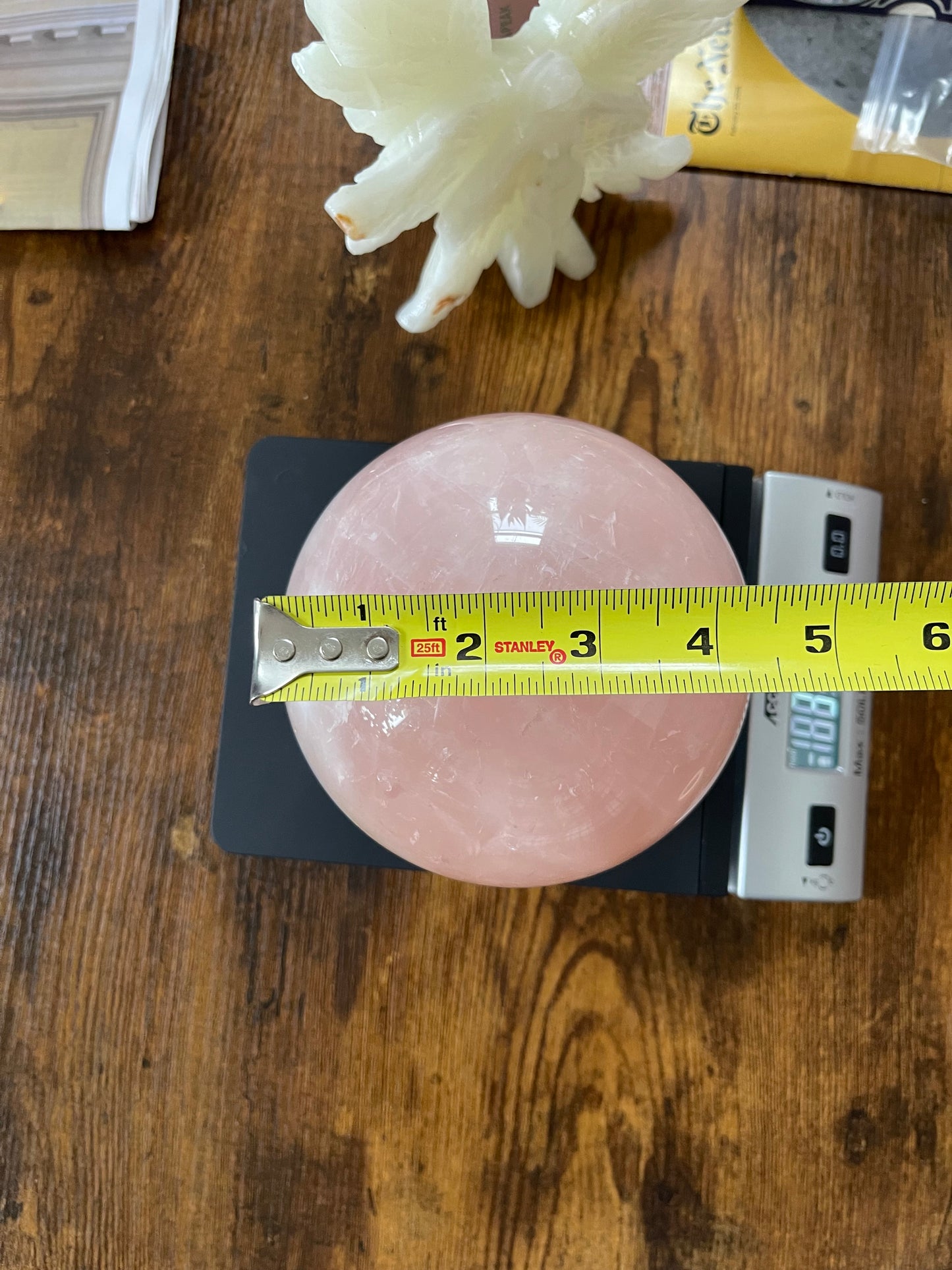 XL Rose Quartz Sphere