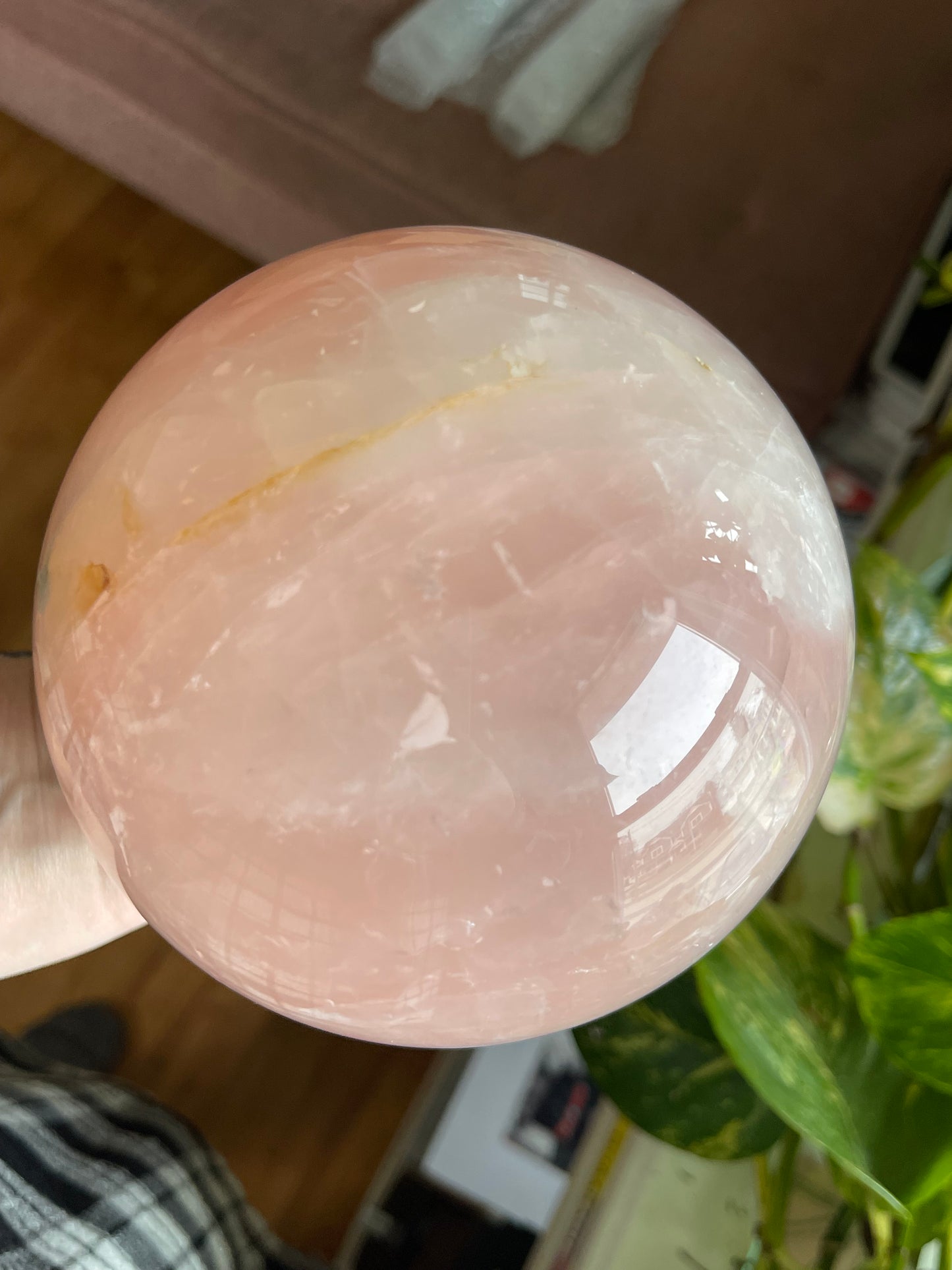 XL Rose Quartz Sphere