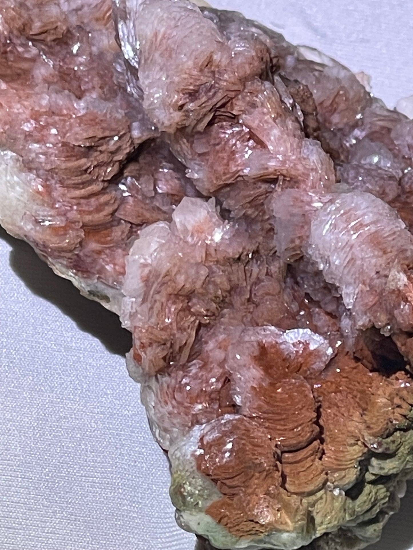 Red Stilbite Specimen Stilbite Crystal Zeolite Specimen Rare Crystal Stilbite Flower Specimen Raw Crystal Home Decor Gift Housewarming