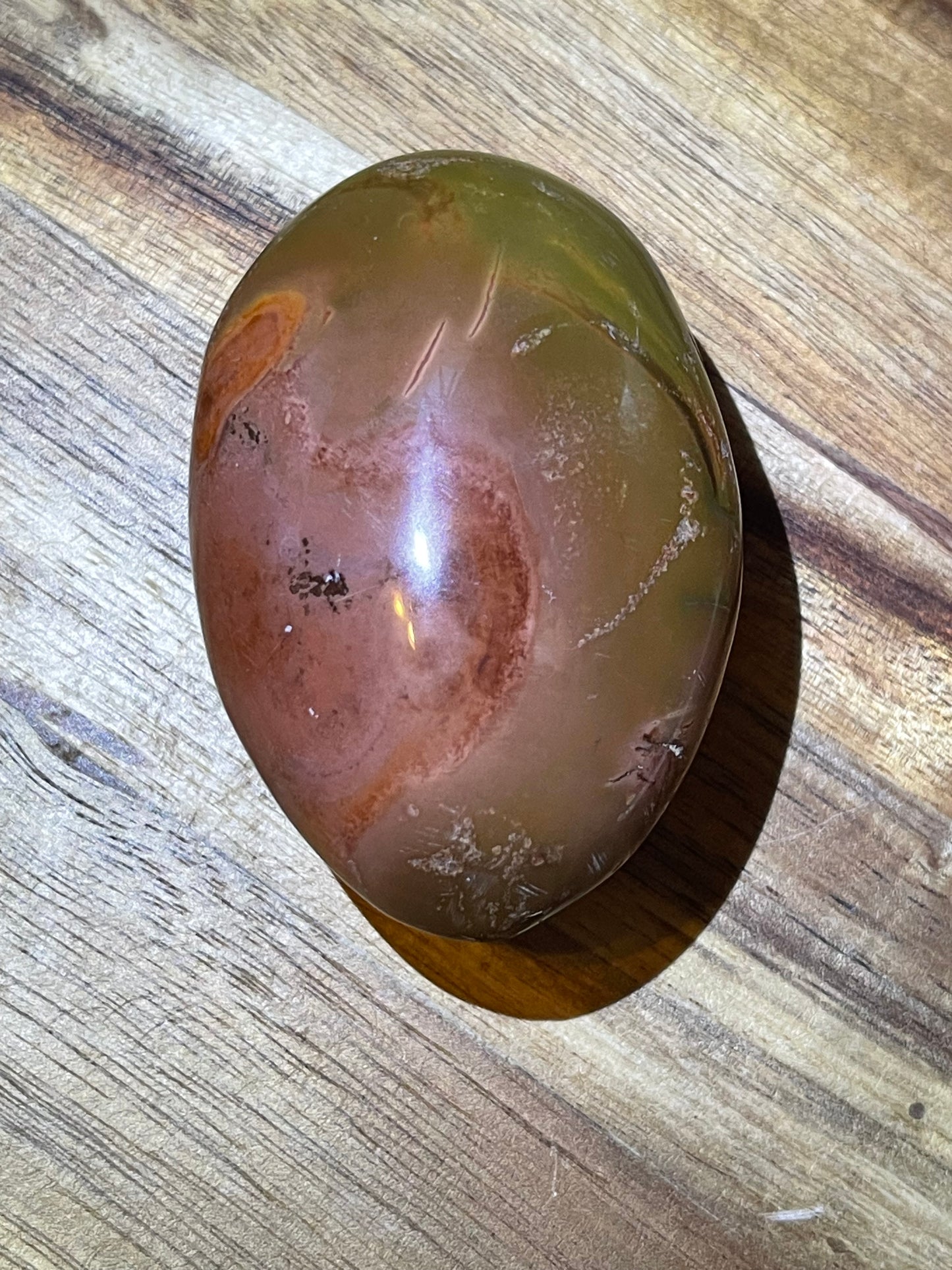 Polychrome Jasper Palmstone | Jasper Palm Stone | Healing Energy Crystal