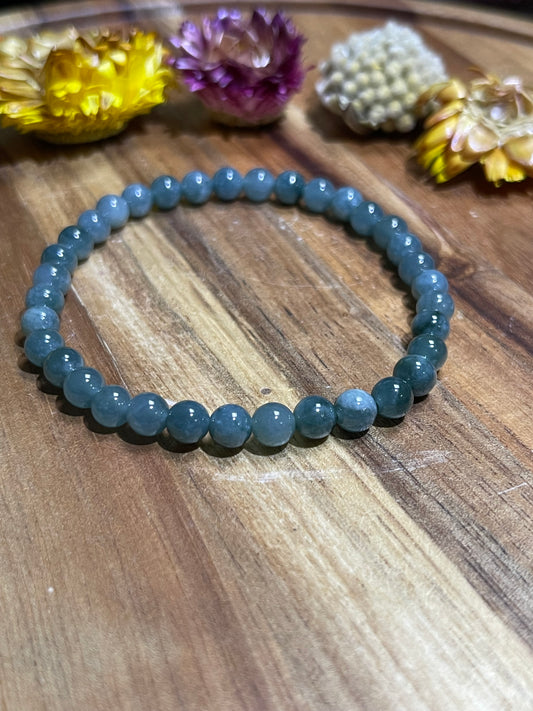 Burma Jade Bracelet | 6mm Jade Bracelet | High Quality Burmese Jade