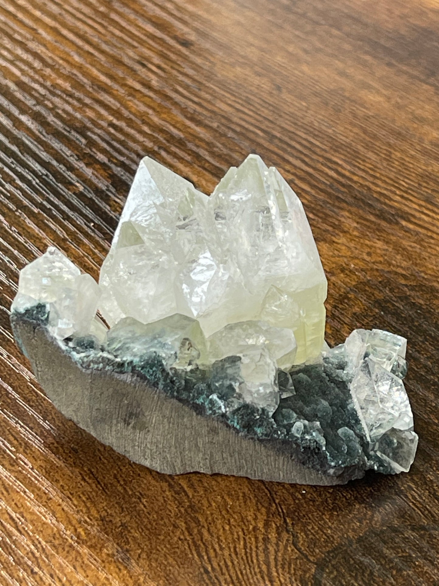 Apophyllite on Chalcedony AAA grade Apophyllite with Record Keepers Apophyllite Specimen on Druzy Chalcedony Base Crystal Home Decor Gift