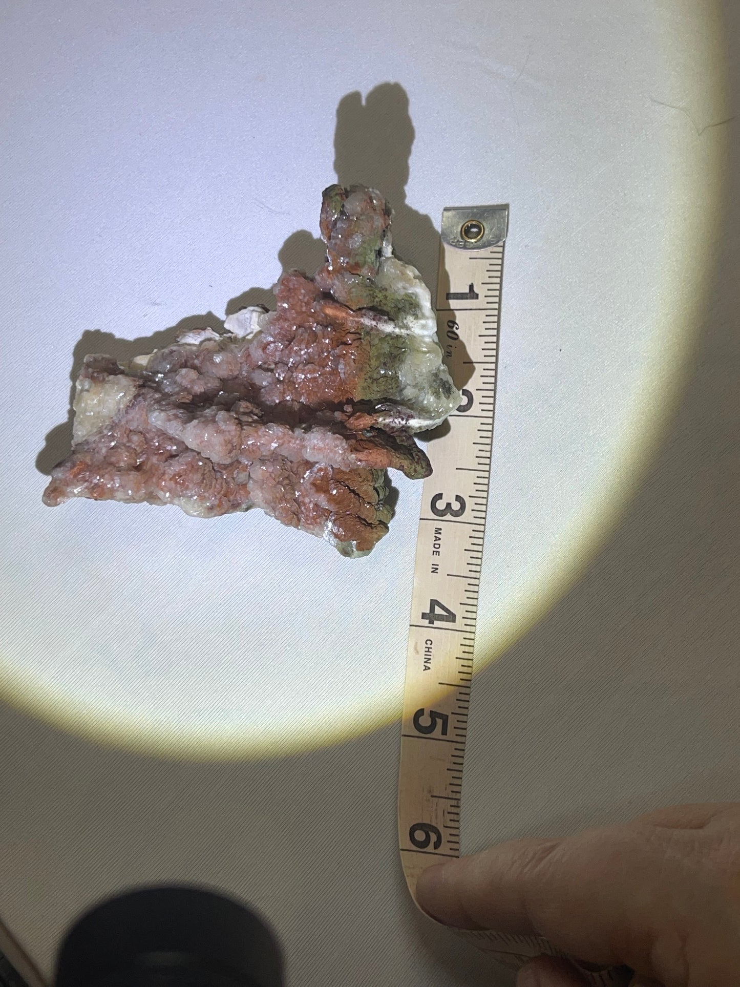 Red Stilbite Specimen Stilbite Crystal Zeolite Specimen Rare Crystal Stilbite Flower Specimen Raw Crystal Home Decor Gift Housewarming