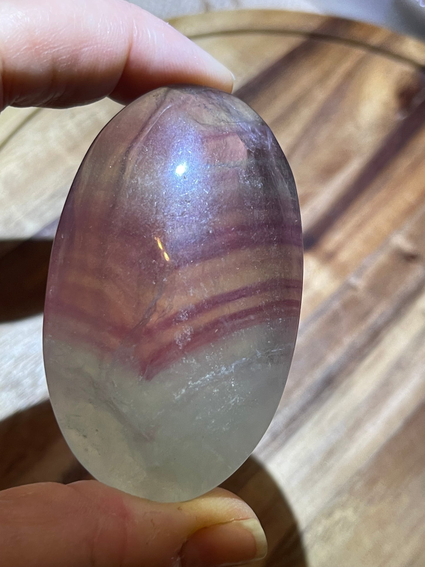 Fluorite Palmstone Candy Fluorite Crystal Rainbow Fluorite Reiki Crystal Palm stone