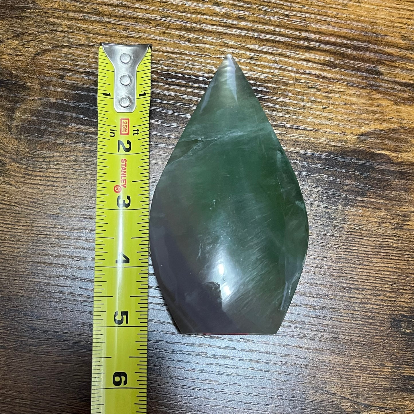 Yttrium Fluorite healing Crystal Flame/teardrop