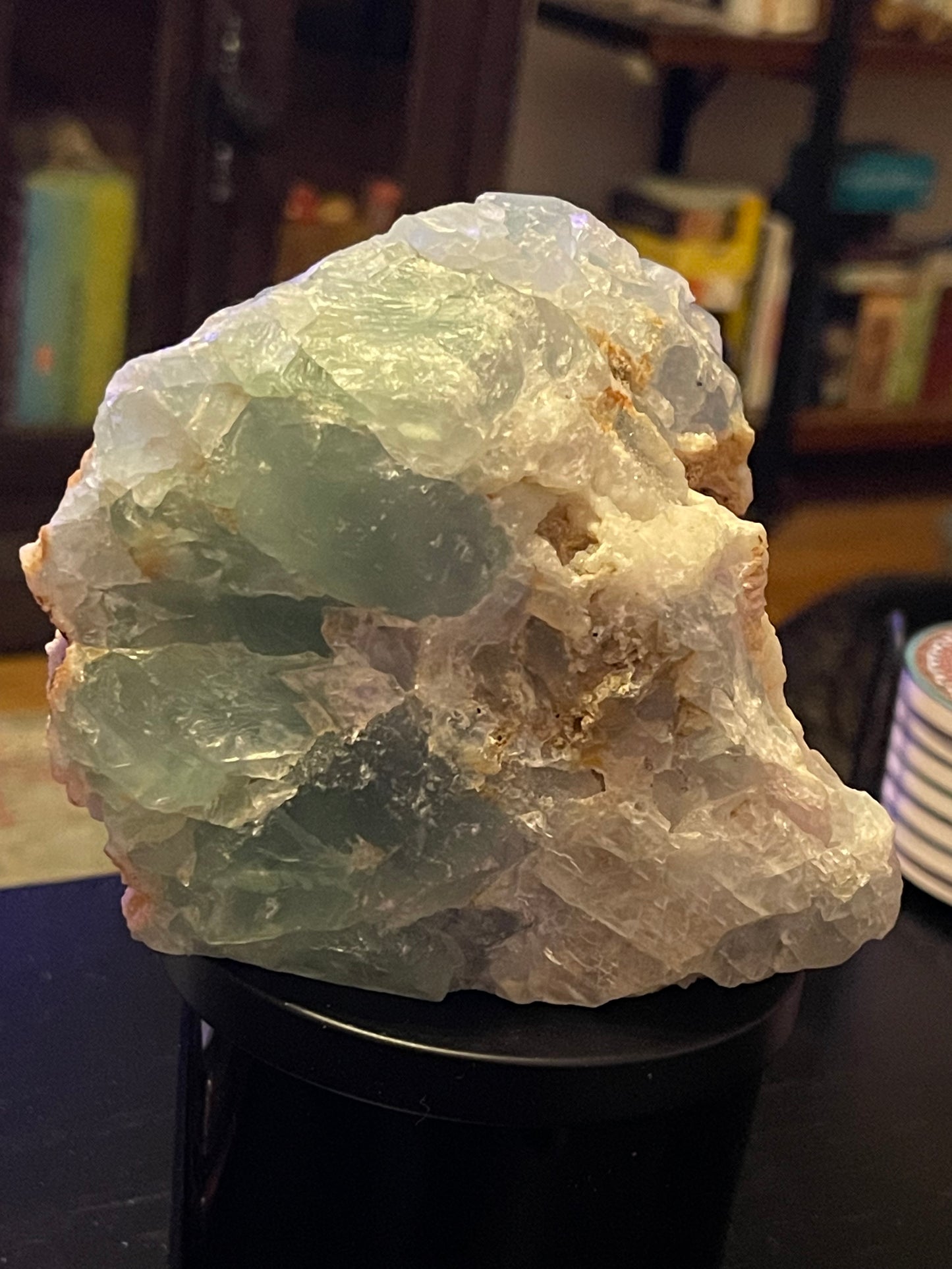 Chunky Raw Green Fluorite Specimen
