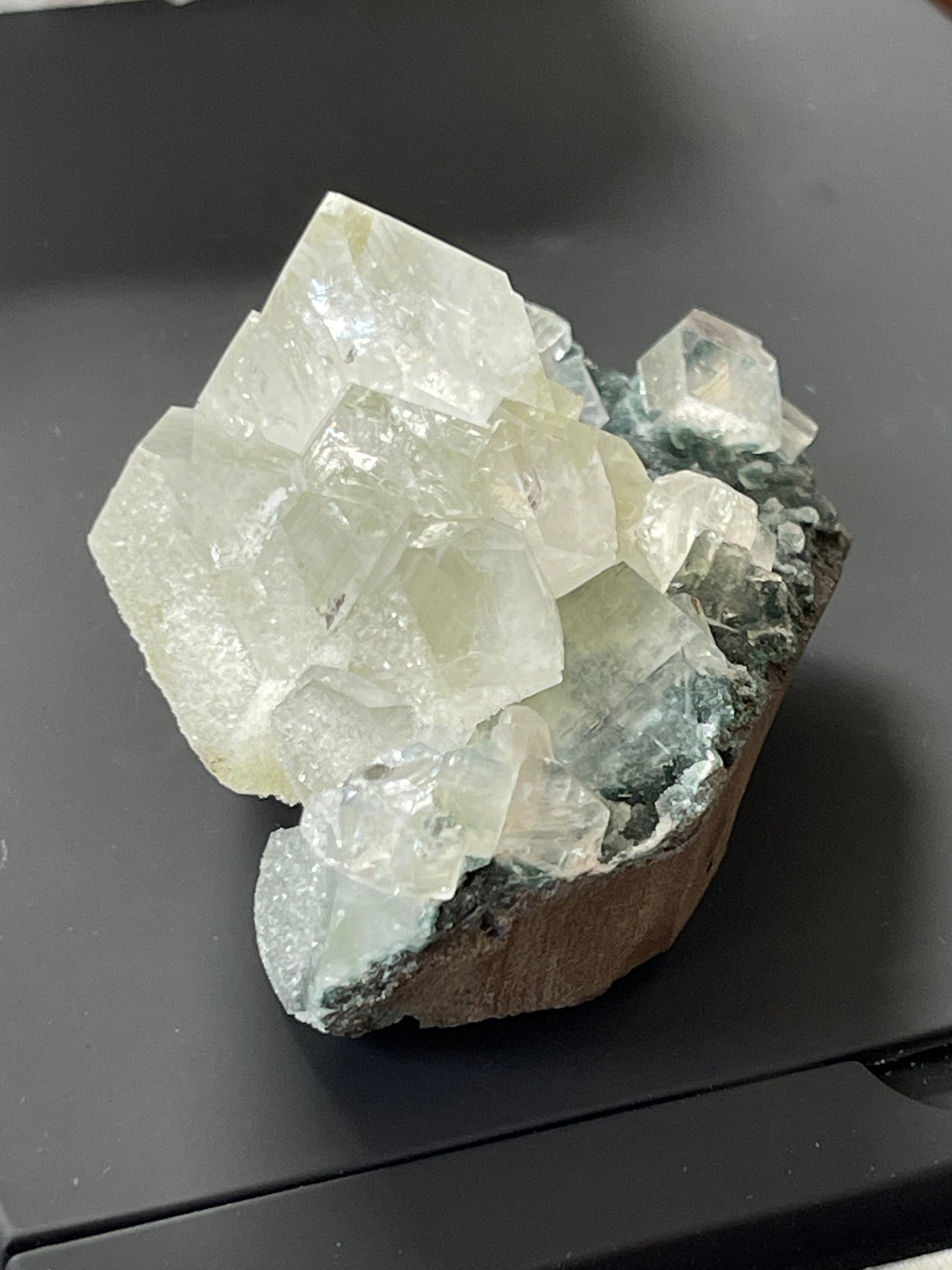 Apophyllite on Chalcedony AAA grade Apophyllite with Record Keepers Apophyllite Specimen on Druzy Chalcedony Base Crystal Home Decor Gift