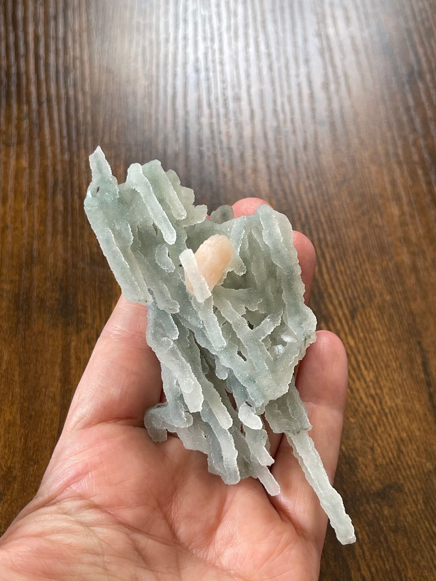 Green Chalcedony Crystal Stalactites Green Chalcedony Stilbite Sugar Druzy Chalcedony Rare Crystal Specimen Sparkly Crystal Home Decor Gift