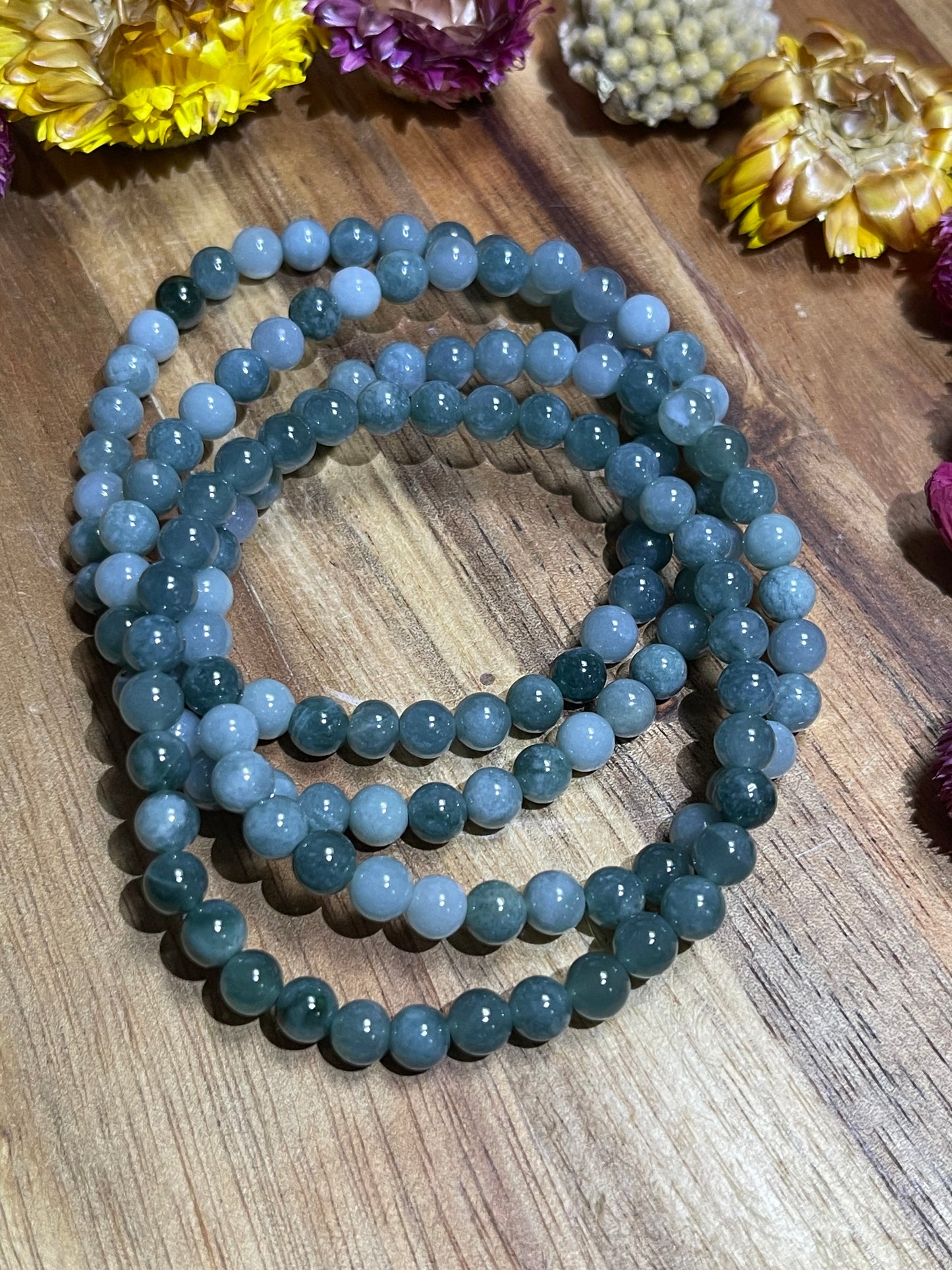 Burma Jade Bracelet | 6mm Jade Bracelet | High Quality Burmese Jade