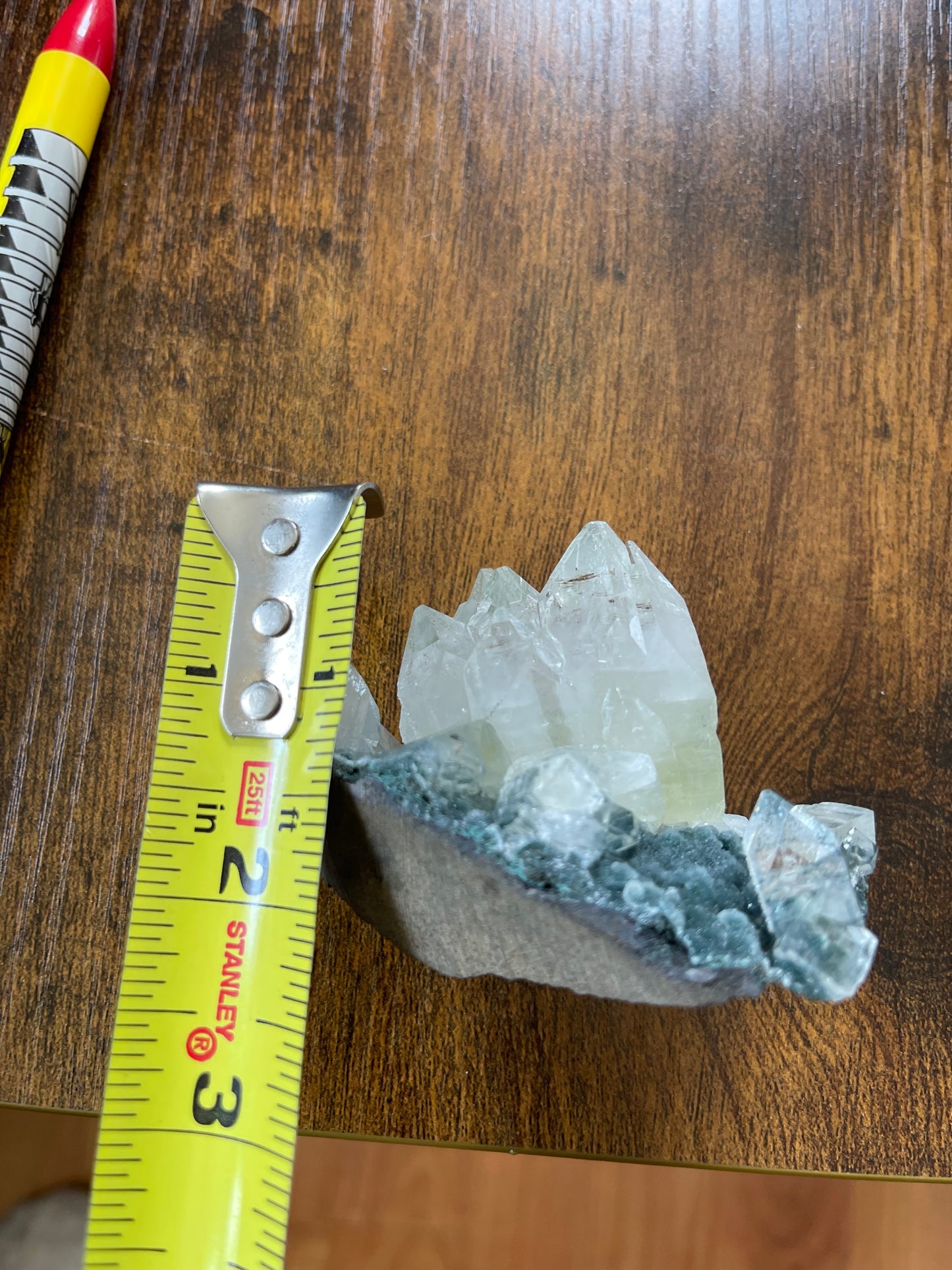 Apophyllite on Chalcedony AAA grade Apophyllite with Record Keepers Apophyllite Specimen on Druzy Chalcedony Base Crystal Home Decor Gift