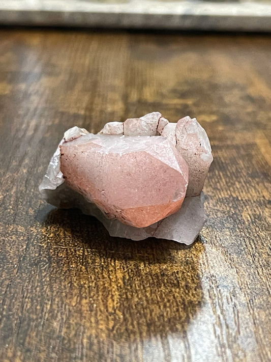 Hematite Quartz Cluster Pink Quartz Elestial Quartz Crystal Hematoid Cluster Red Hematite Quartz Specimen Crystal Home Decor Gift