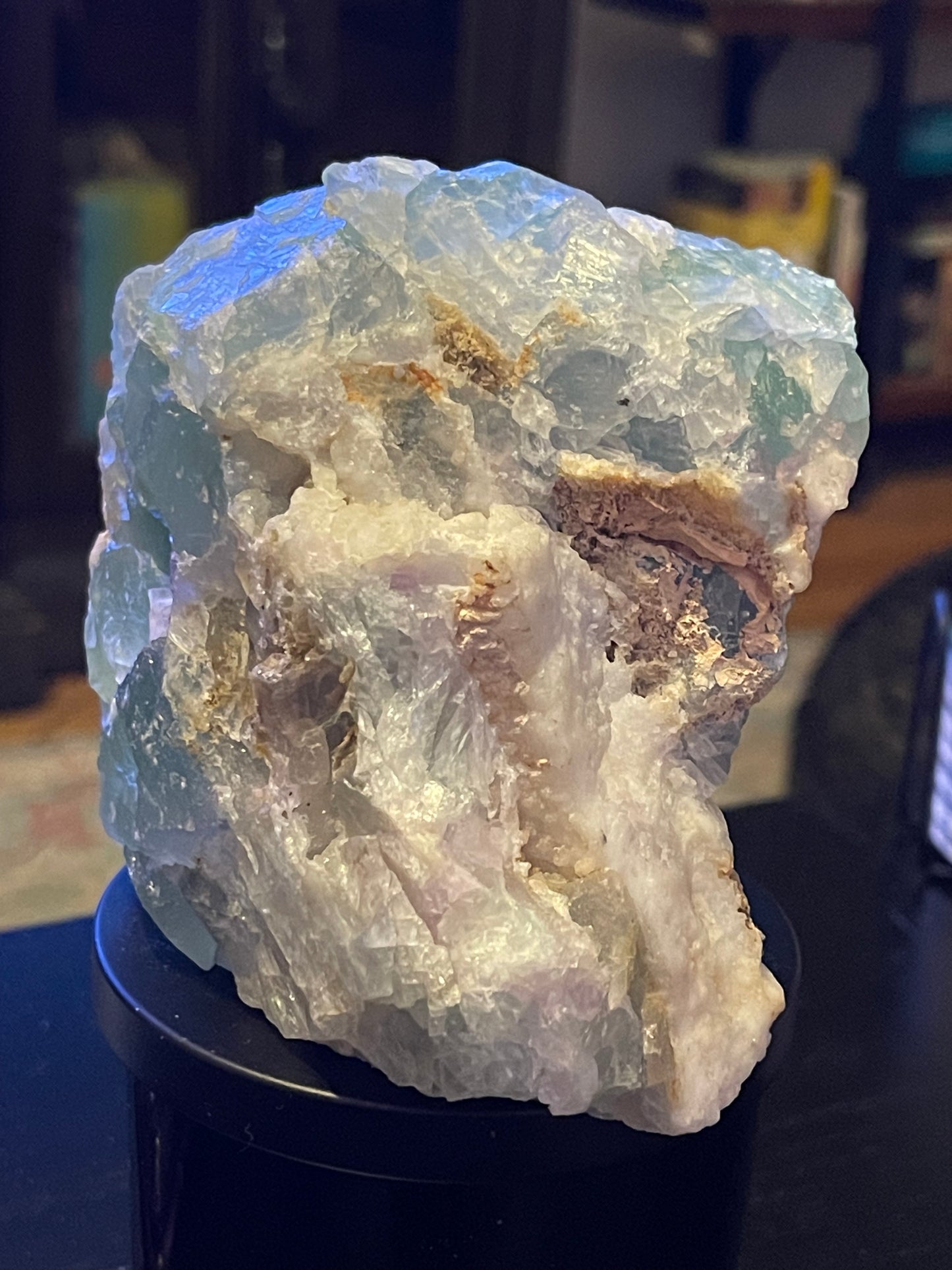 Chunky Raw Green Fluorite Specimen