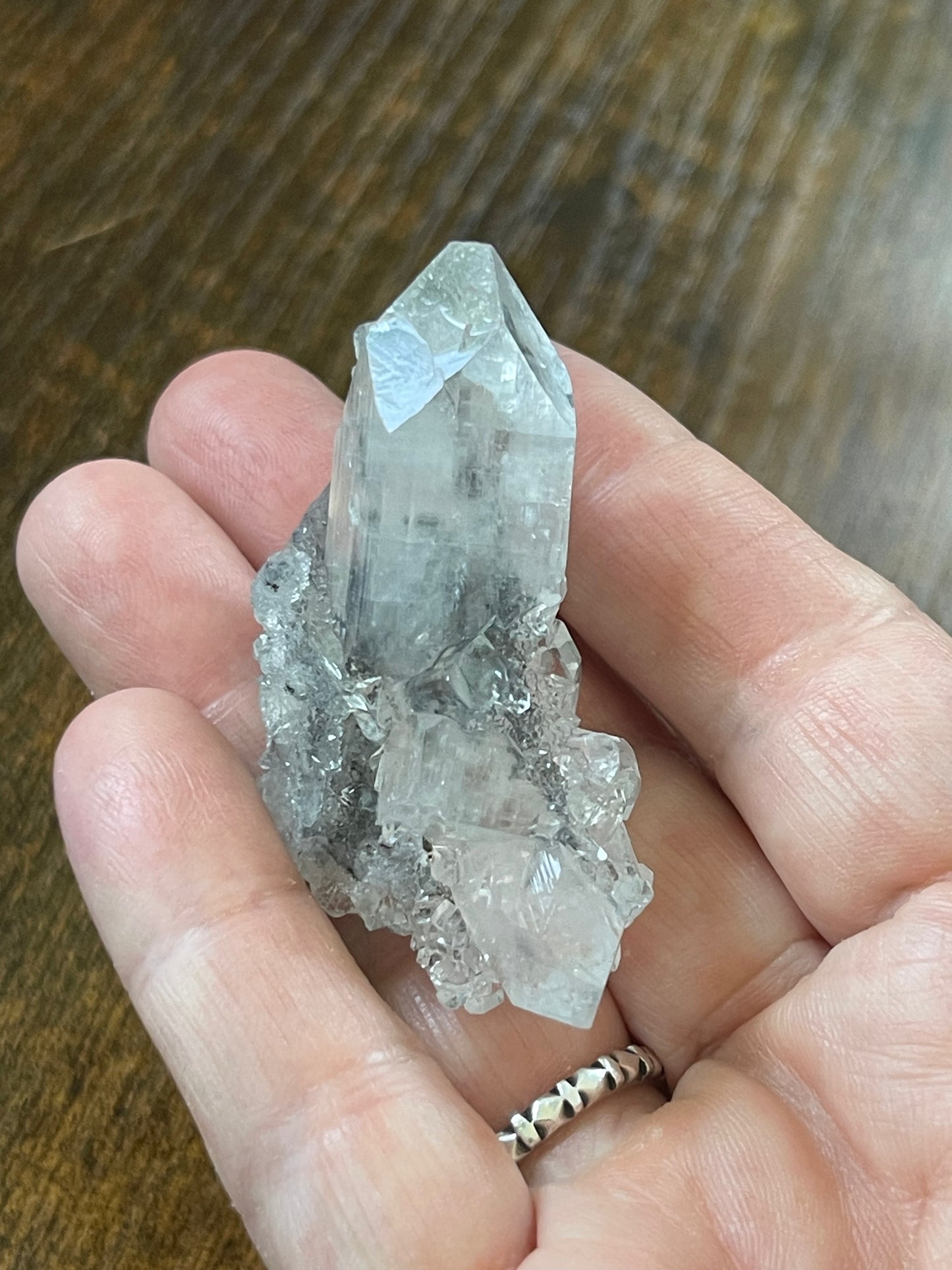 Diamond Apophyllite Cluster on Chalcedony Crystal Cluster Zeolite Specimen Crystal Home Decor Gift for Her Gift for Him
