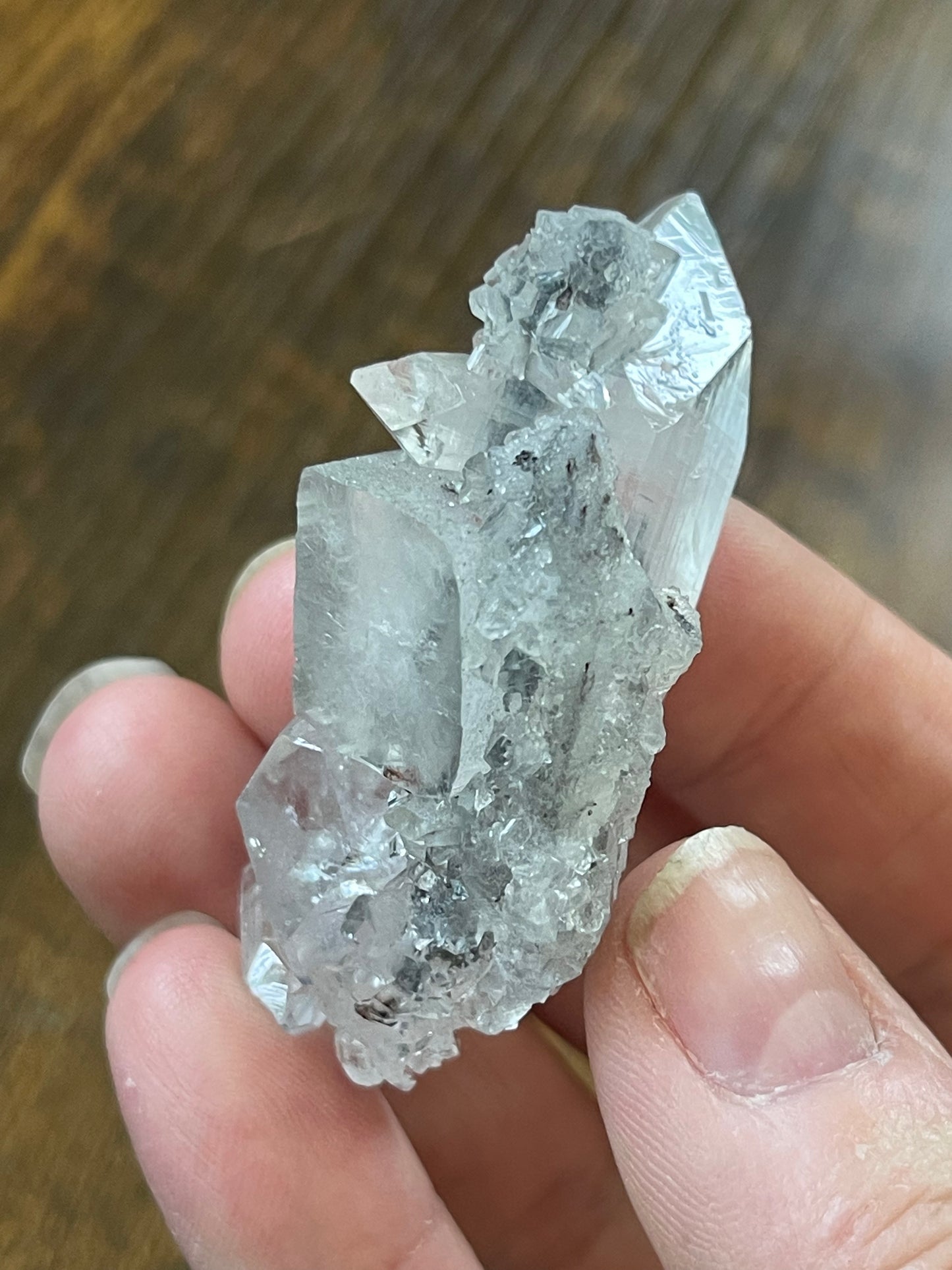 Diamond Apophyllite Cluster on Chalcedony Crystal Cluster Zeolite Specimen Crystal Home Decor Gift for Her Gift for Him