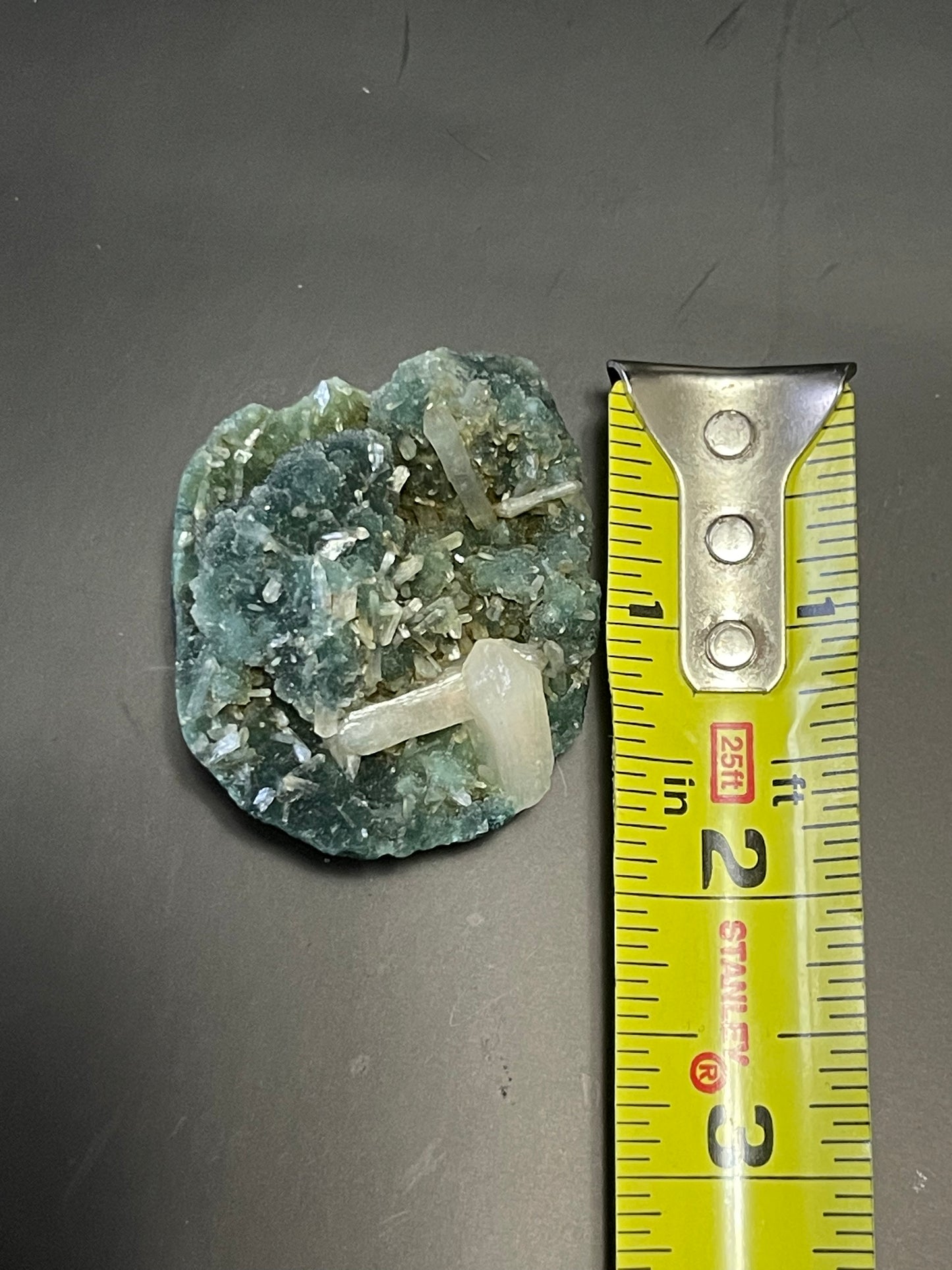 Green Druzy Chalcedony With Apophyllite and Heulandite Raw Crystal  home decor gift for her gift for him Meditation Crystal Zeolite Specimen