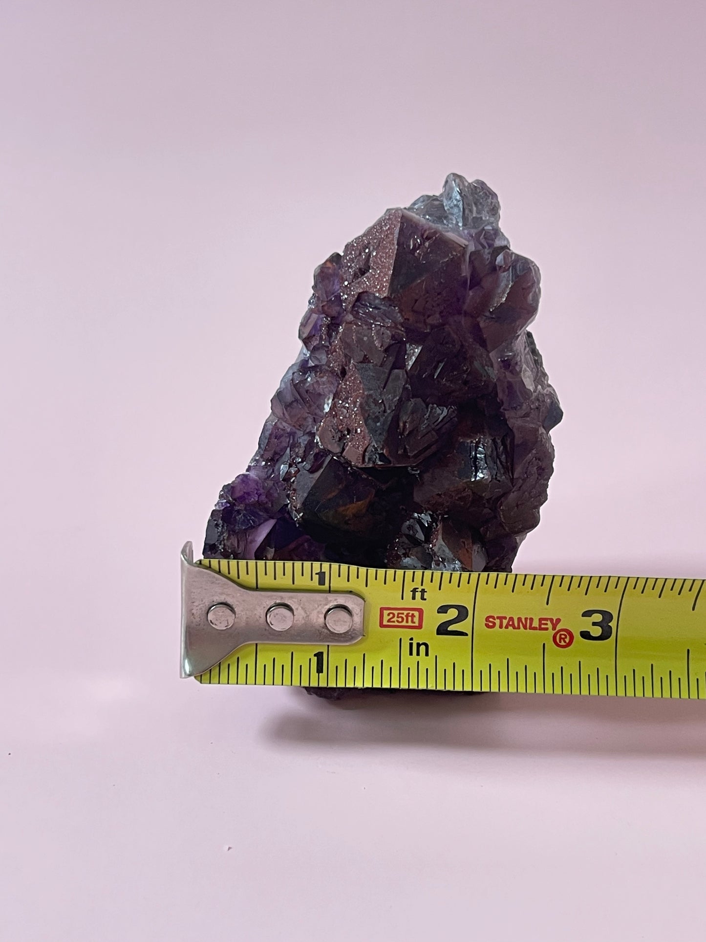 Red Amethyst Red Capped Amethyst with Hematite Alien Amethyst Cluster Elestial Amethyst with Record keepers Rare Crystal Home Decor Gift
