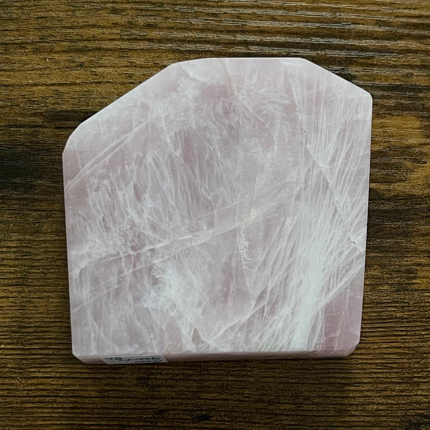 Rose Quartz Cut Base Freeform quartz crystal hand carved healing energy