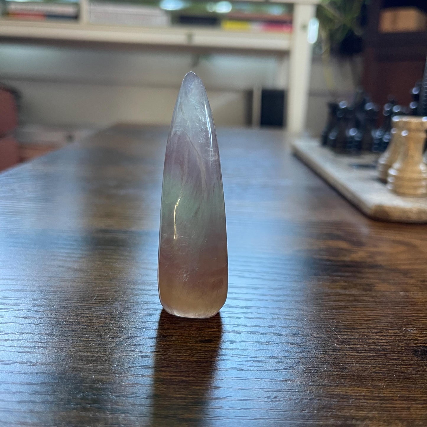 Fluorite Freeform Healing Crystal Teardrop Tower