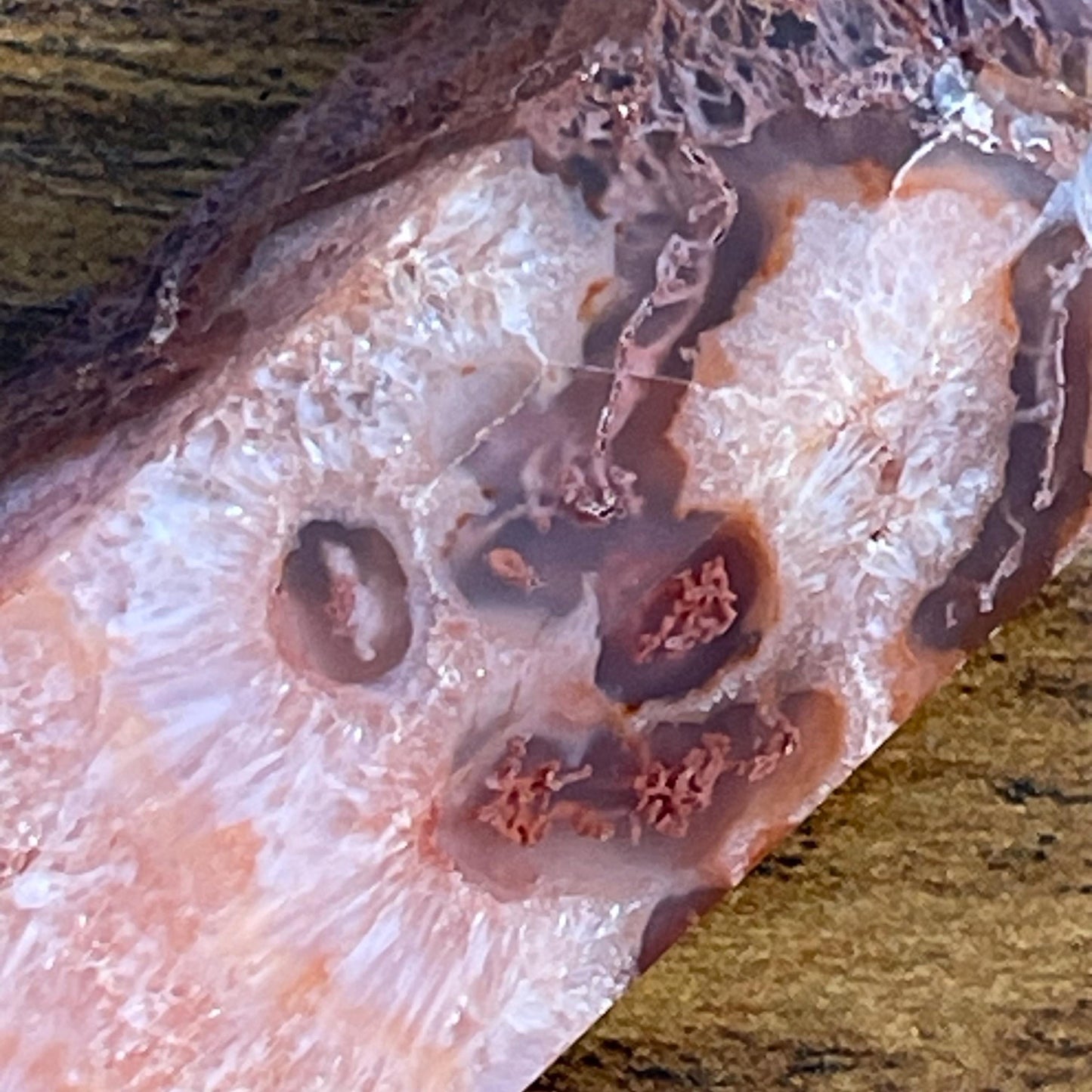 Red Moss Agate Double Terminated Healing Crystal